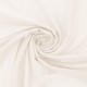 Coupon 3m Tissu Scuba Crepe Uni Ecru 