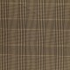 Coupon 3m Tissu Twill Stretch Lourd Carreaux Noir et marron