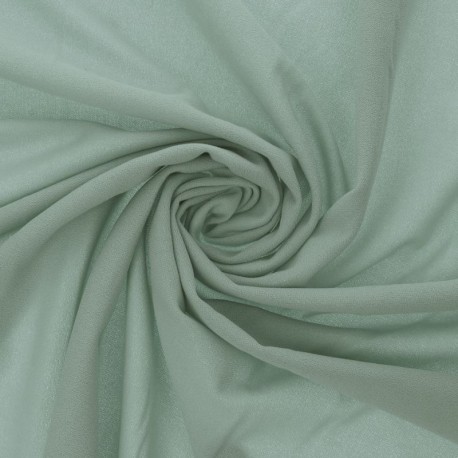 Coupon 3m Tissu Scuba Crepe Uni Amande 
