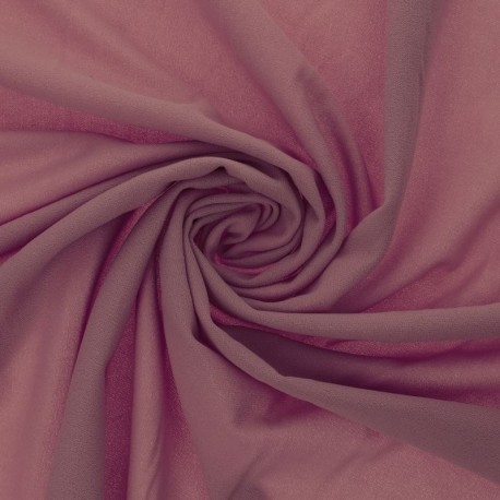 Coupon 3m Tissu Scuba Crepe Uni Lilas