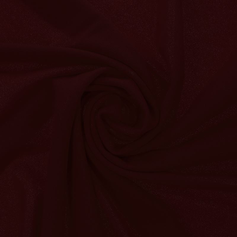 Coupon 3m Tissu Scuba Crepe Uni Prune 