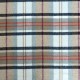 Coupon 3m Tissu Tartan Flanelle Carreaux Gris 