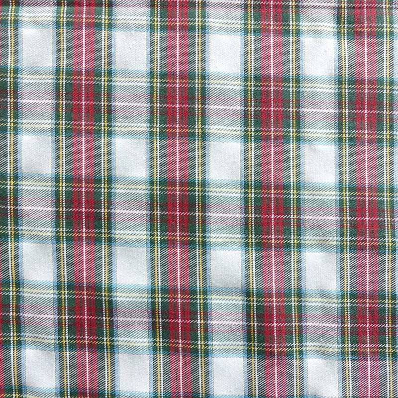 Coupon 3m Tissu Escocia Avec Lurex Blanc Grande Laize