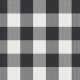 Coupon 3m Tissu Cuadro Carreaux Gris Foncé