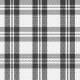 Coupon 3m Tissu Escoces Carreaux Gris Foncé