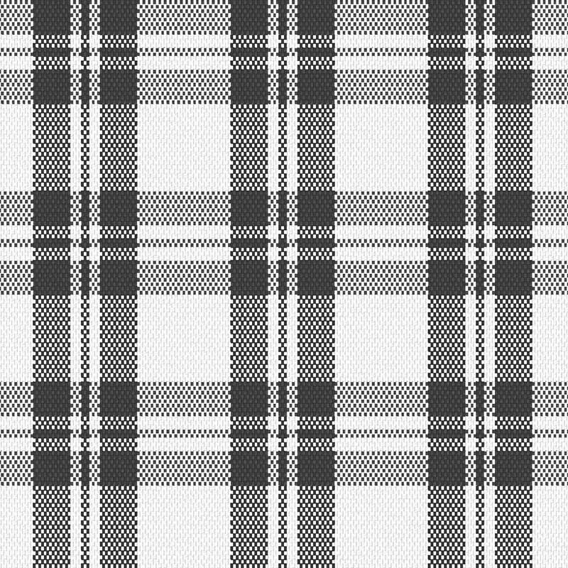Coupon 3m Tissu Escoces Carreaux Gris Foncé