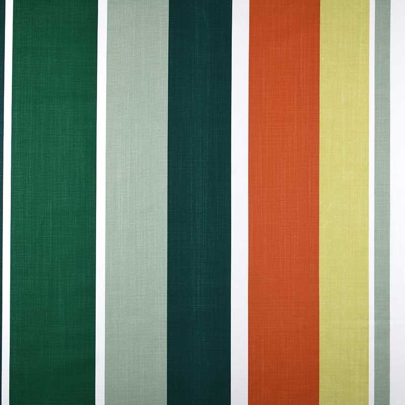 Coupon 3m Tissu Cretonne Bahine Orange 