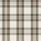 Coupon 3m Tissu Escoces Carreaux Taupe 