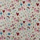Coupon 3m Tissu Cretonne Lollipop Ivoire 