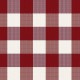 Coupon 3m Tissu Cuadro Carreaux Bordeaux 