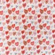 Coupon 3m Tissu Cretonne Imprimée Xoxo Rose