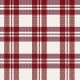 Coupon 3m Tissu Escoces Carreaux Bordeaux  