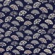 Coupon 3m Tissu Cretonne Pekin Encre