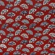 Coupon 3m Tissu Cretonne Pekin Rouge