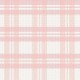 Coupon 3m Tissu Escoces Carreaux Rose 