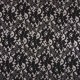 Coupon 3m Tissu Dentelle Candy Noir