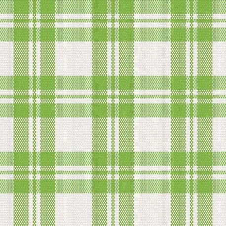 Coupon 3m Tissu Escoces Carreaux Vert