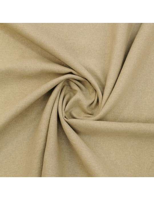 Tissu en lin grande largeur beige