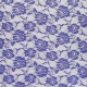 Coupon 3m Tissu Dentelle Bleu Roi