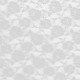 Coupon 3m Tissu Dentelle Gris Clair 