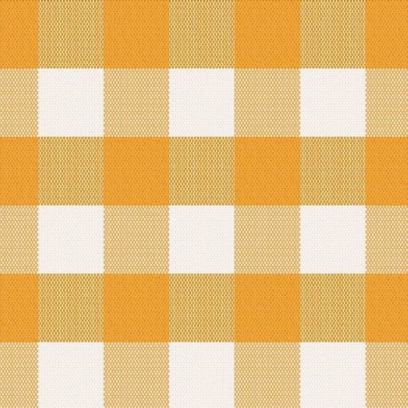 Coupon 3m Tissu Cuadro Carreaux Jaune 