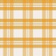 Coupon 3m Tissu Escoces Carreaux Jaune 