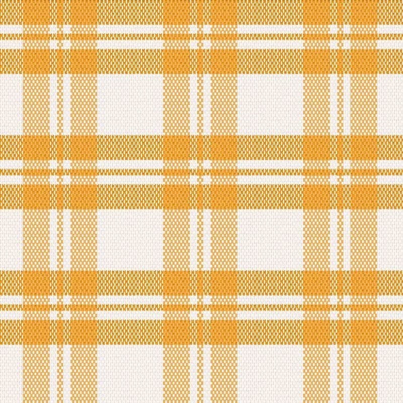 Coupon 3m Tissu Escoces Carreaux Jaune 
