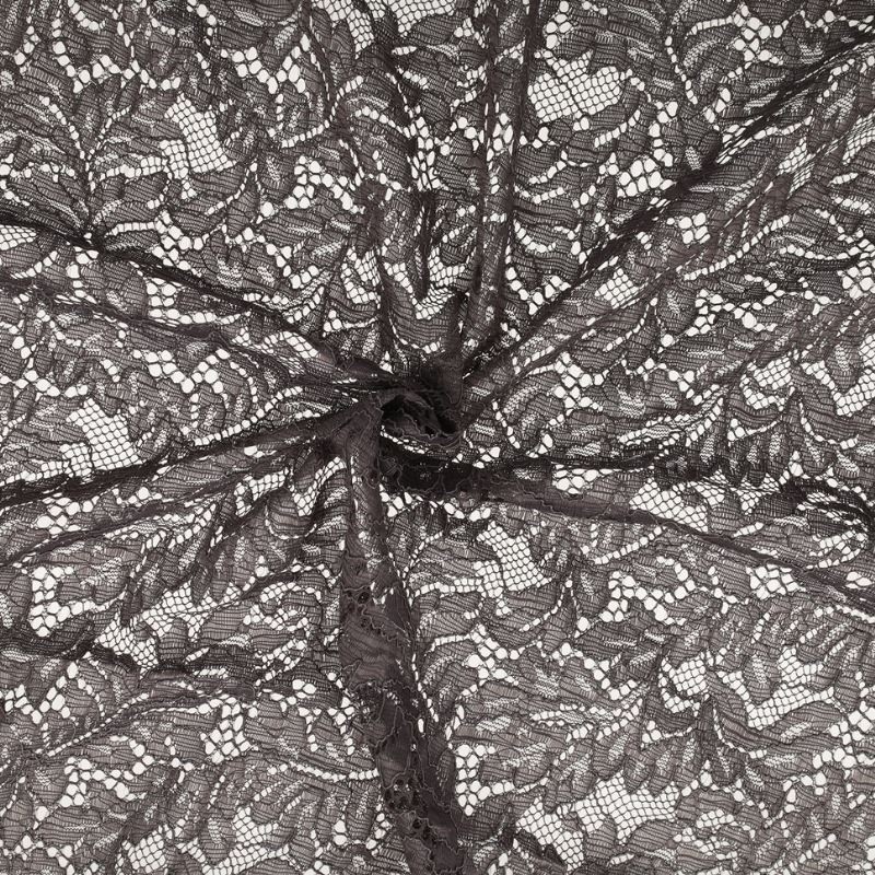 Coupon 3m Tissu Dentelle Fleur 1 Camel 