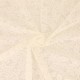 Coupon 3m Tissu Dentelle Fleur 1 Ecru 
