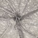 Coupon 3m Tissu Dentelle Fleur 2 Ardoise 