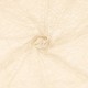Coupon 3m Tissu Dentelle Fleur 2 Ecru