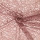 Coupon 3m Tissu Dentelle Fleur 2 Rose Foncé