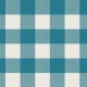 Coupon 3m Tissu Cuadro Carreaux  Bleu