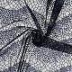 Coupon 3m Broderie Sur Tulle Bleu