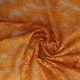 Coupon 3m Tissu Dentelle Roses Moutarde