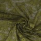 Coupon 3m Tissu Dentelle Roses Kaki