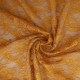Coupon 3m Tissu Dentelle Roses Cuivre