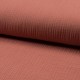 Coupon 3m Tissu Double Gaze Uni Saumon Foncé
