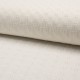 Coupon 3m Tissu Double Gaze Brodé Ecru