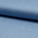 Coupon 3m Tissu Chambray Uni Bleu Blanchi 