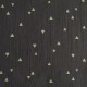 Coupon 3m Tissu Double Gaze Foil Triangle Noir