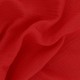 Coupon 3m Tissu Francine Double Gaze Unie Rouge