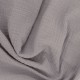 Coupon 3m Tissu Francine Double Gaze Unie Ardoise 