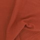 Coupon 3m Tissu Francine Double Gaze Unie Rouille 