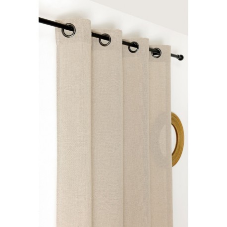 Coupon 3m Tissu Lou Uni Naturel