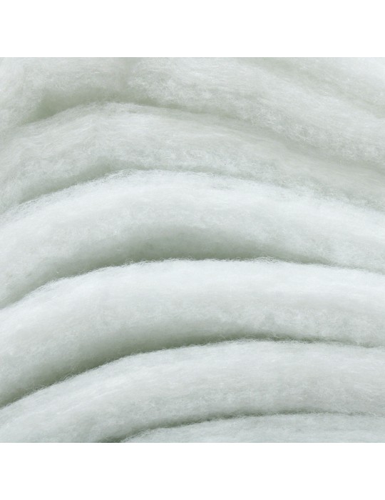 Ouatine 350g/m² 100 % polyester blanc