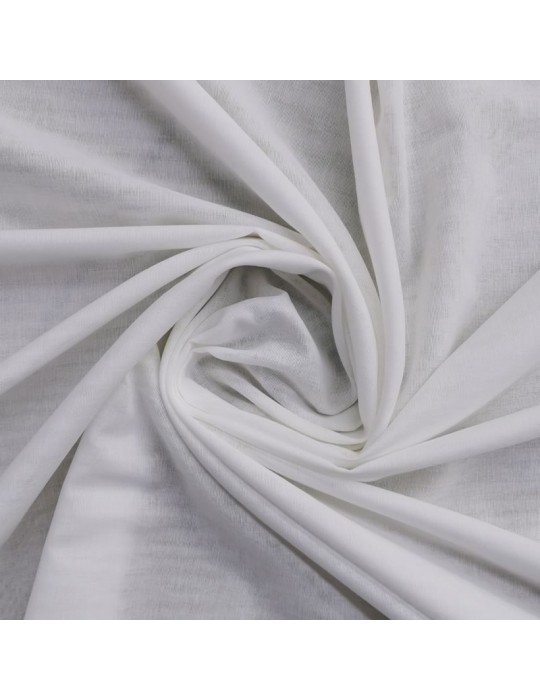 Tissu d'ameublement coton grande largeur blanc