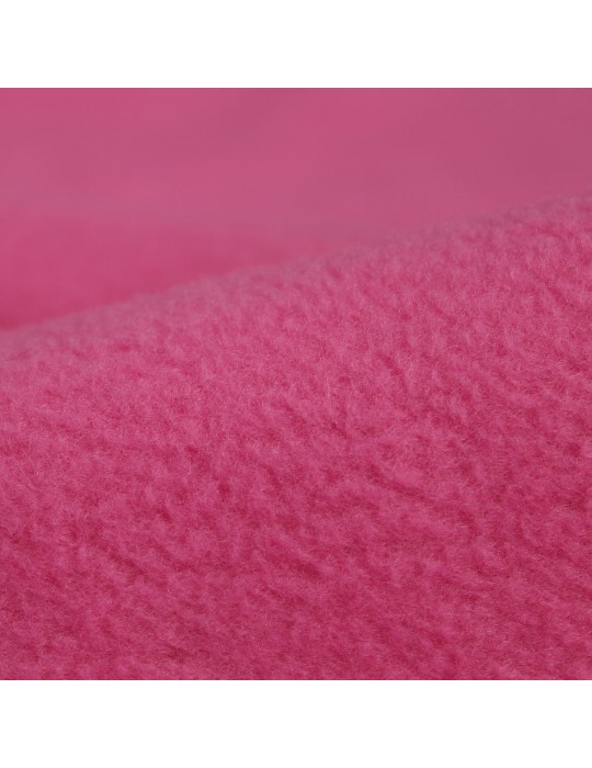 Tissu polaire anti feutrage uni rose