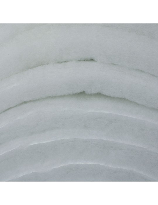 Ouatine 500 g/m² 100 % polyester blanc
