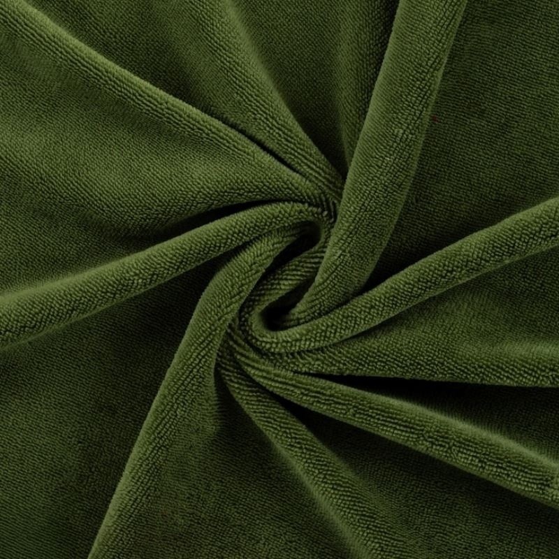 Coupon 3m Tissu Bambounette Olive